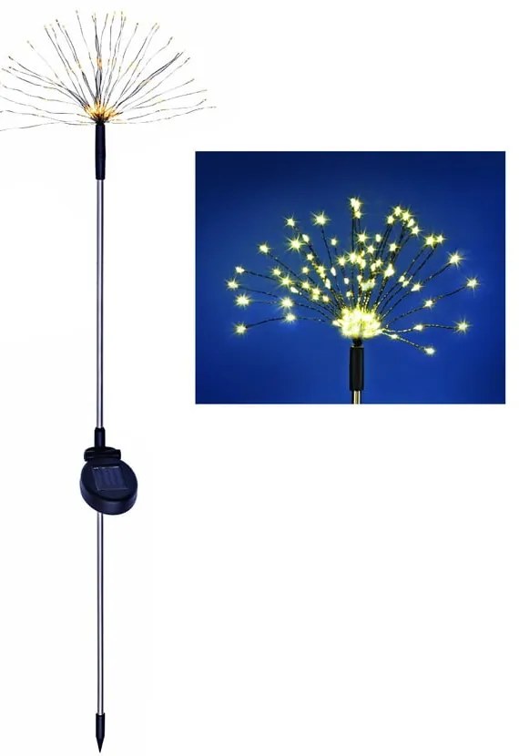 Lampada solare a LED per esterni (altezza 80 cm) - Garden Pleasure