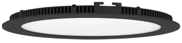 Ecolite LED-WSL-CCT/12W/CR- Lampada LED da incasso LADA LED/12W/230V IP44 nero