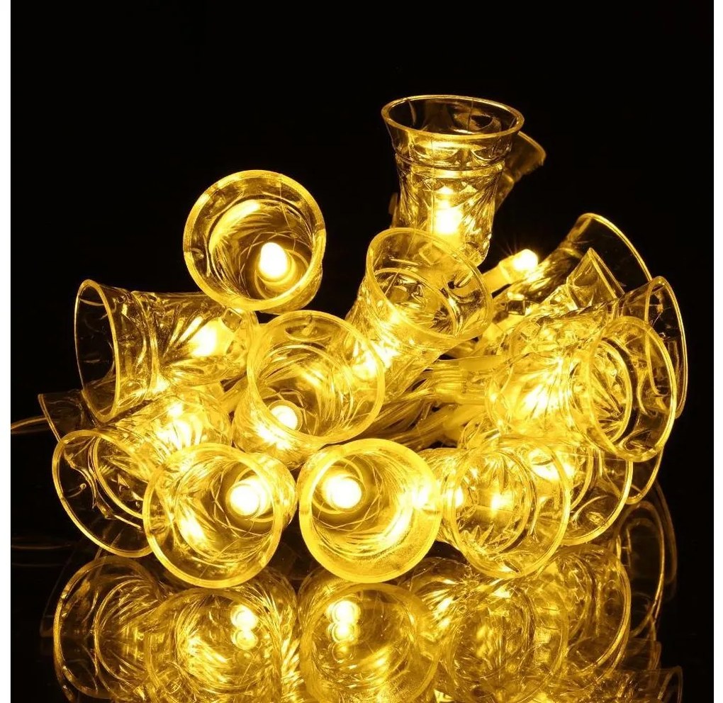 Retlux - Catena natalizia LED 20xLED/3xAA/bianco caldo 2,2m campane