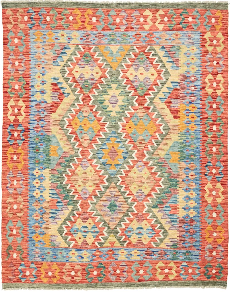 Kilim Tappeto 160x200 (Pakistan) Tessuto A Mano