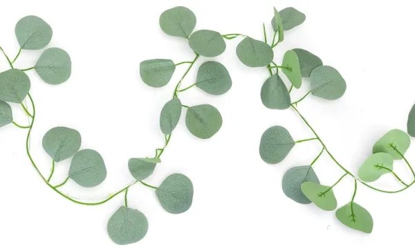 Aigostar - Catena LED solare 100xLED/12m IP65 bianco caldo eucalipto