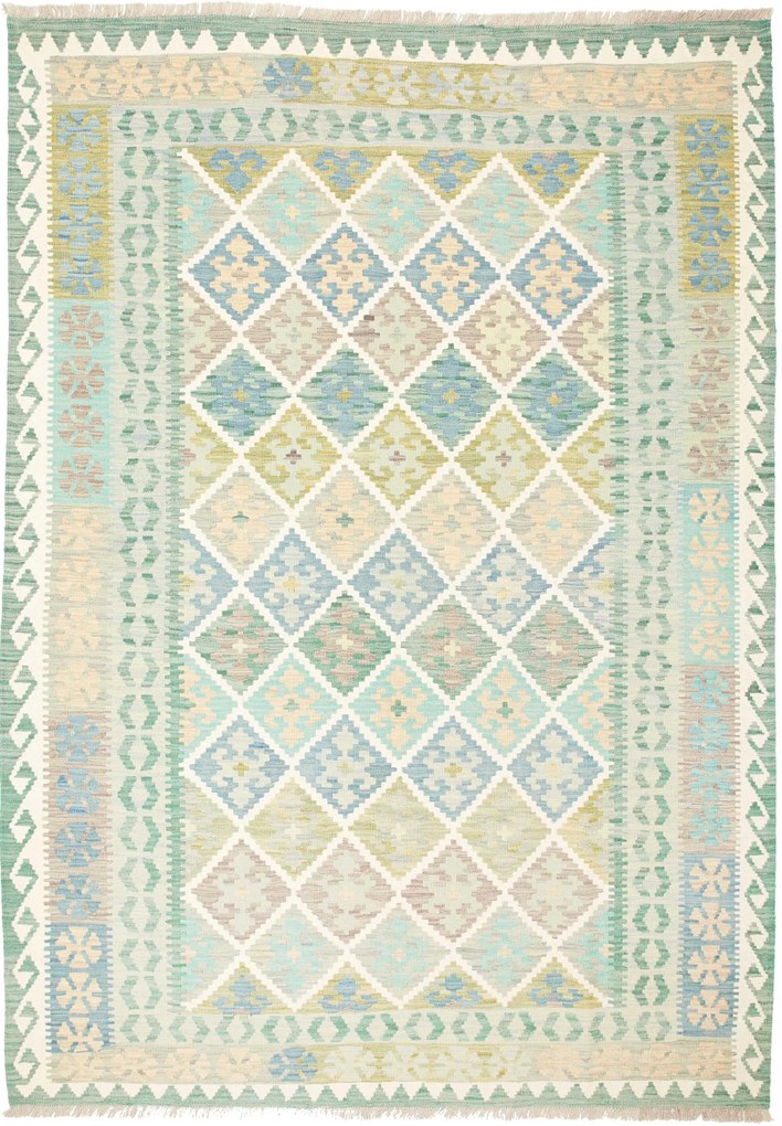 Kilim Tappeto 240x170 (Afghanistan) Tessuto A Mano