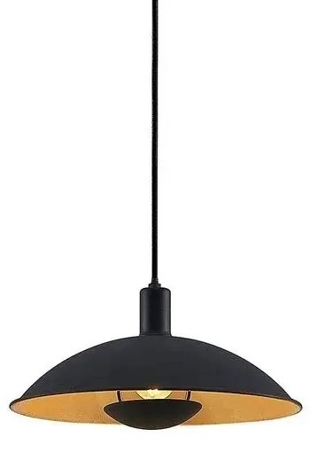 Lindby - Narisara Lampada a Sospensione Ø30 Nero/Oro Lindby