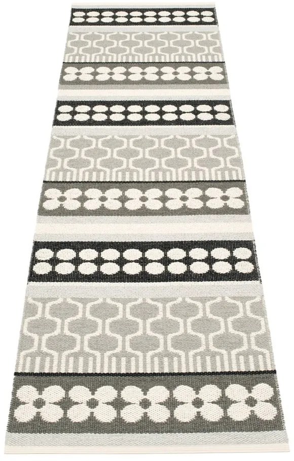 Passatoia da interno/esterno grigia/color crema 70x270 cm Asta Warm Grey – Pappelina