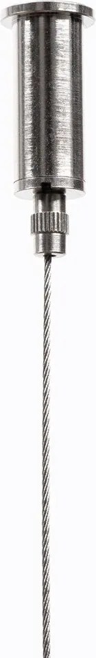 Lampadario LED nero in metallo Nebula – Sollux