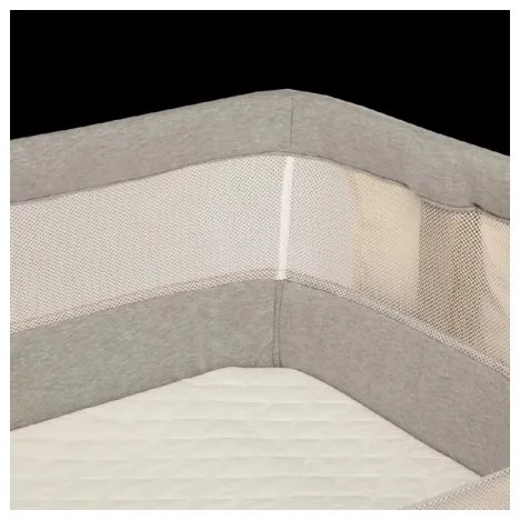 Lionelo - Culla per bambini 3in1 LEONIE grigio/nero