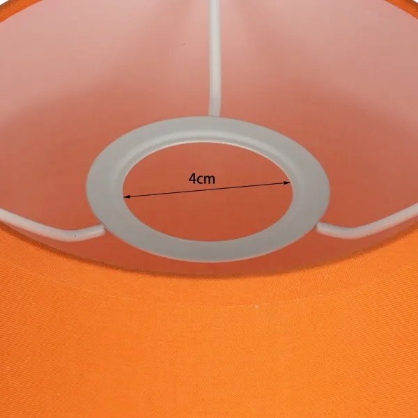 Brilagi - Paralume universale NUBILA E27 15,5 x 14 cm arancione