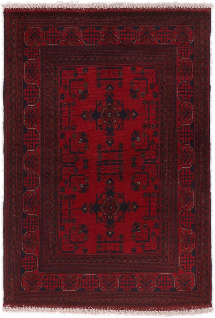 Afghan Tappeto 110x150 (Afghanistan) Annodato A Mano