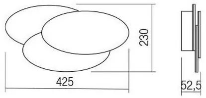 Redo 01-2297 - Lampada da parete LED GAMER LED/36W/230V bianca