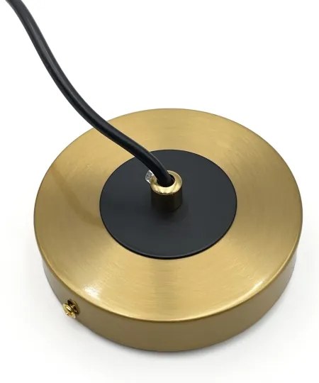 Lampadario a sospensione con filo ROLLO 3xE14/5W/230V oro/fumé beige