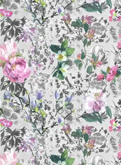 Designers Guild Carta da parati panoramica Majolica - Slate