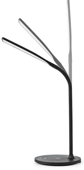 Nedis LTLGQ4M2BK - Lampada dimmerabile con ricarica wireless Qi LED/5,5W/230V 2700-6500K