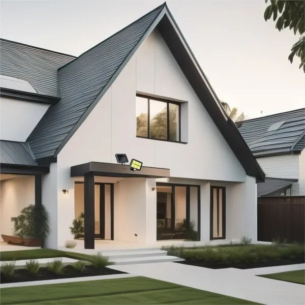 Faretto solare LED 1,5W 6000K IP44 con sensore e batteria 1200 mAh