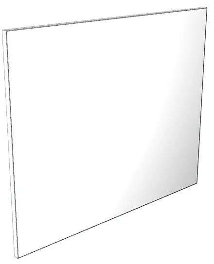 specchiera filo lucido rettangolare 140 x 112.5 cm