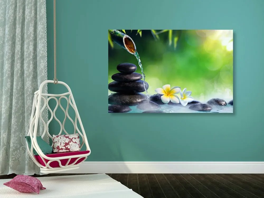 Quadro su tela – Armonia nel giardino Zen