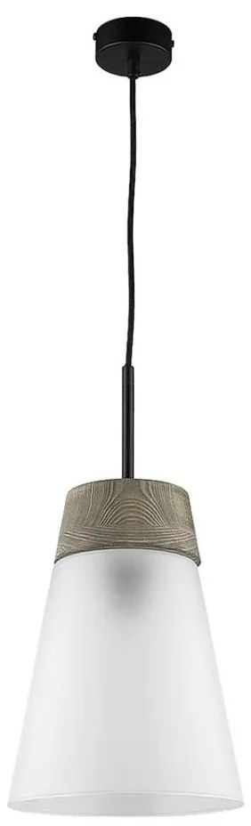 Jupiter 1651 - Lampadario su fune DOMINO 1xE27/60W/230V bianco