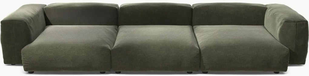 Divano componibile 4 posti in velluto Vetsak