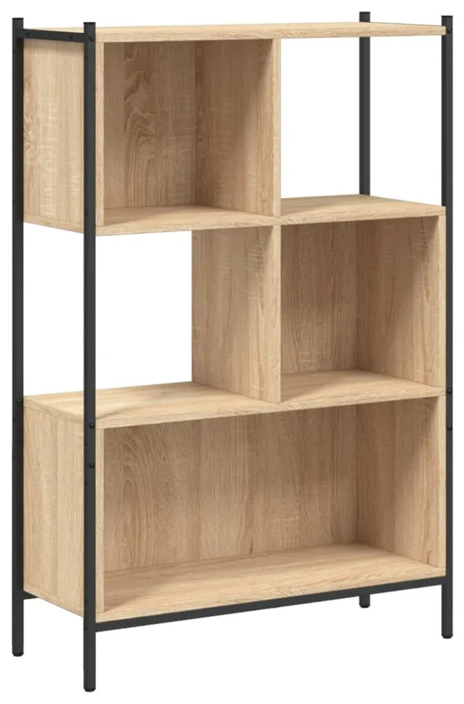 Libreria Rovere Sonoma 72x28x109 cm in Legno Multistrato