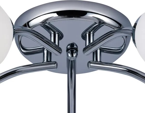 Lampadario a plafone PORTOS 5xE14/10W/230V cromo lucido