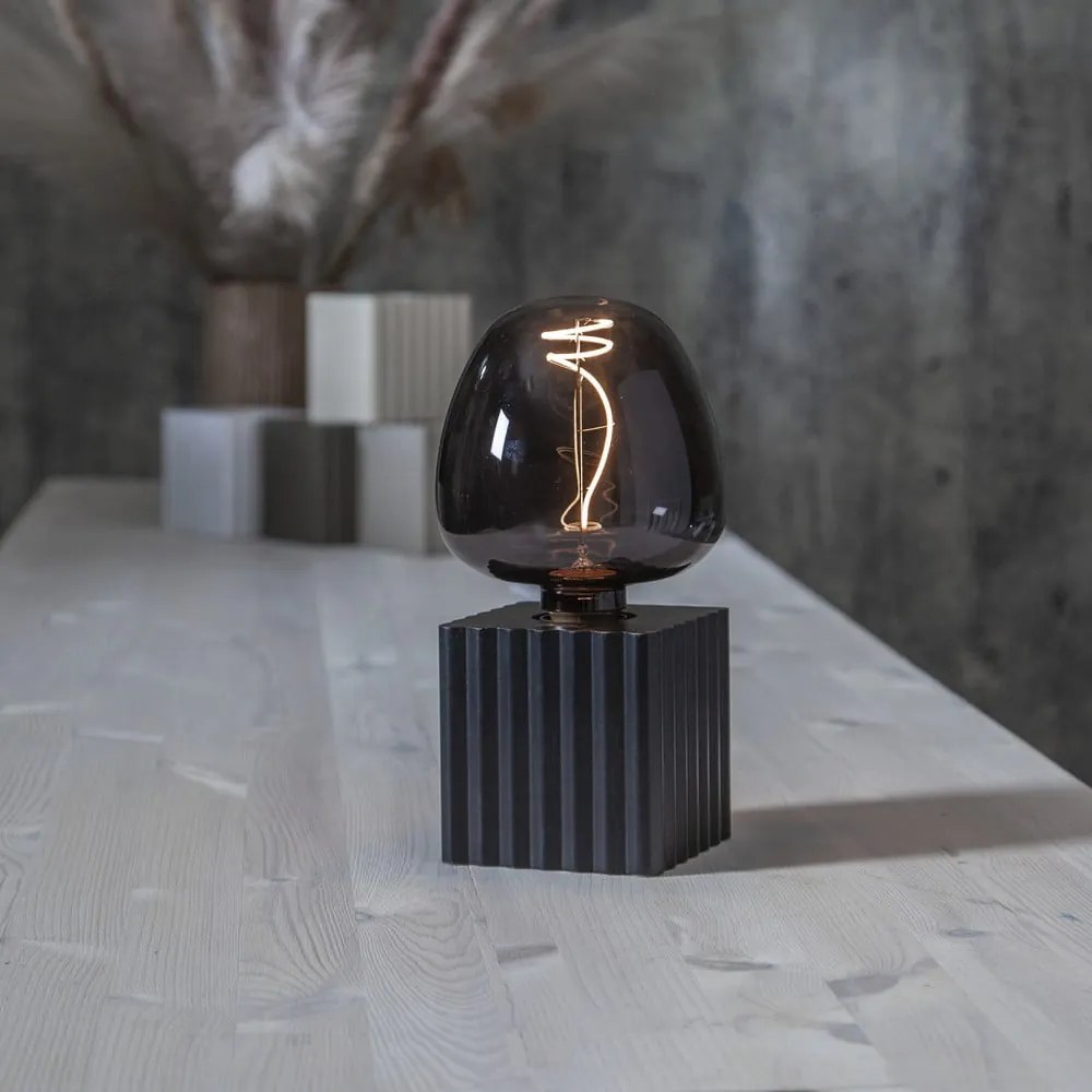 Piede di lampada nero 10 cm Box - Star Trading