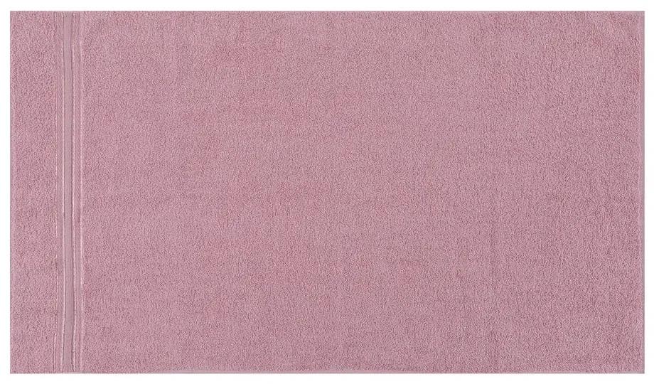 Asciugamani e teli da bagno in cotone rosa in set di 2 pezzi Dora - Foutastic