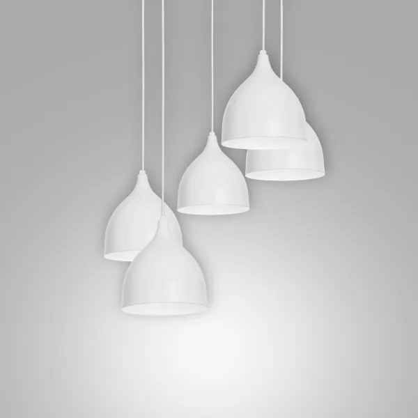 Lampadario a sospensione con filo NOAK 5xE27/60W/230V