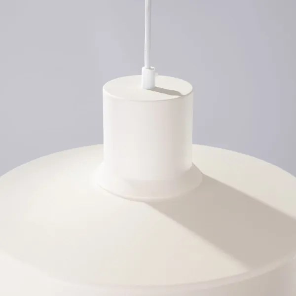 Sollux SL.1704 - Lampadario a sospensione con filo BILO 1xE27/15W/230V diametro 35 cm color crema