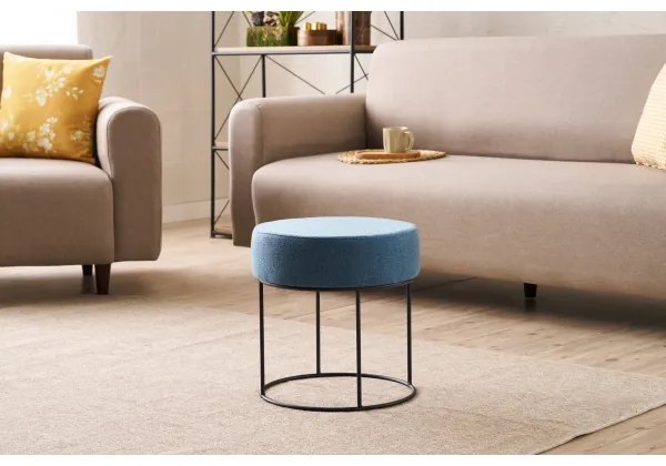 Pouf RELO Ø 40 cm blu