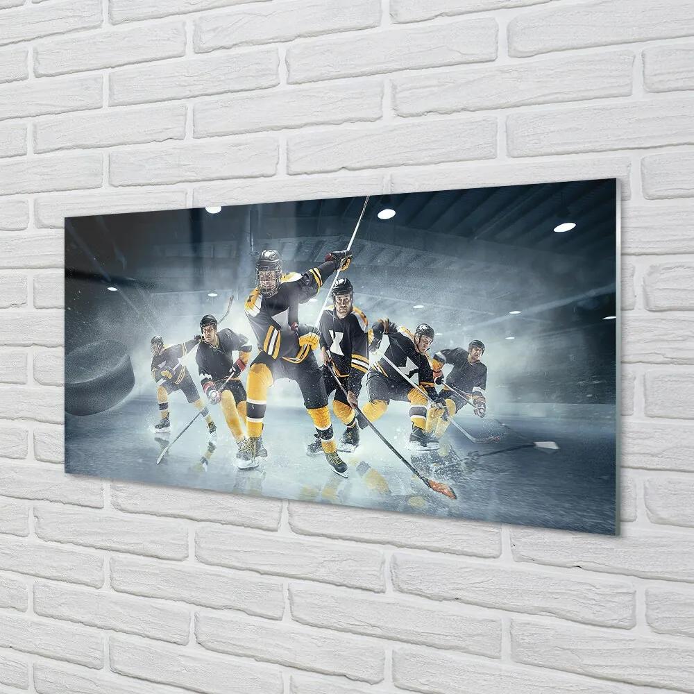 Quadro vetro Hockey 100x50 cm