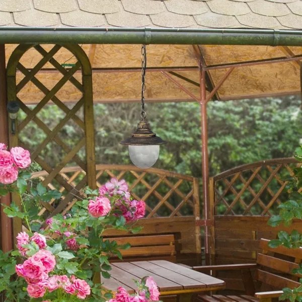 Rabalux 8678 - Lampadario da esterno BARCELONA 1xE27/60W/230V