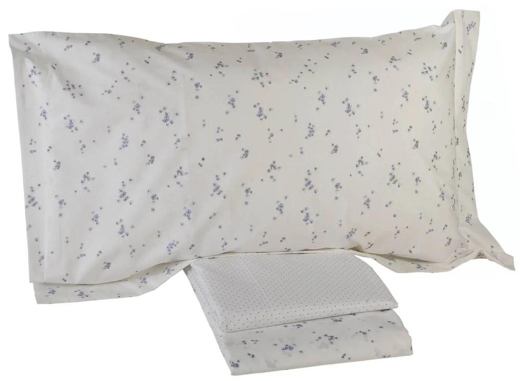 Completo Lenzuola in Percalle Reve Piazza e Mezza - 200X290
