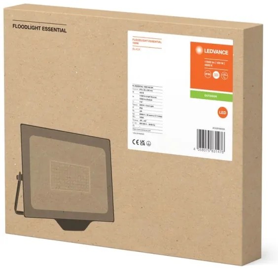 Ledvance - Riflettore LED da esterno FLOODLIGHT ESSENTIAL LED/100W/230V IP65