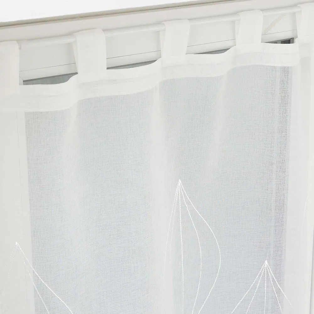 Set di 2 tende in voile bianco 60x90 cm Galactee - douceur d'intérieur