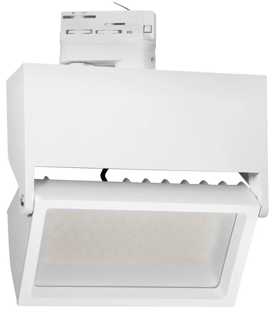 Faro LED 44W Rettangolare Trifase CRI92 CCT Bianco con driver Philips Colore Bianco Variabile CCT