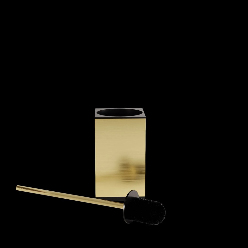 Spazzola per WC mettalico B110 BRUSH GOLD