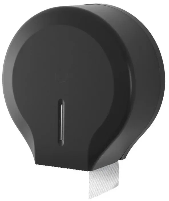 Distributore di carta igienica a rotoli fino a 300 mt in ABS nero