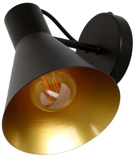 Applique MORE 1xE27/40W/230V nero