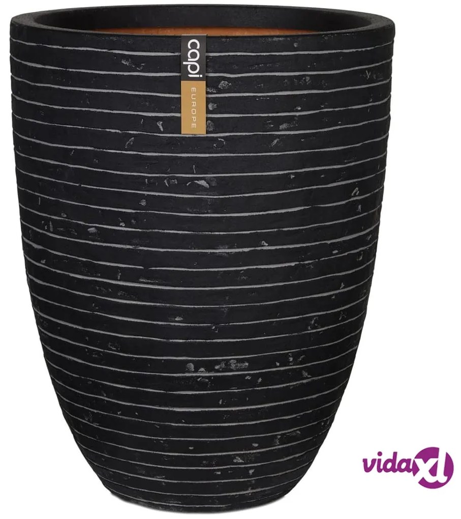 Capi Vaso Nature Row Elegante Basso 36x47 cm Antracite KRWZ782