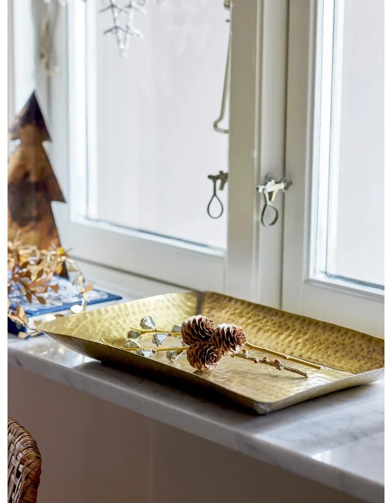 Vassoio decorativo in metallo Kobra - Bloomingville