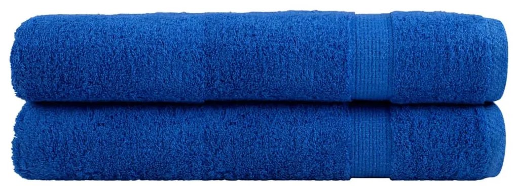 Asciugamani Premium Solund 2 Pz Blu 100x200cm 600gsm /