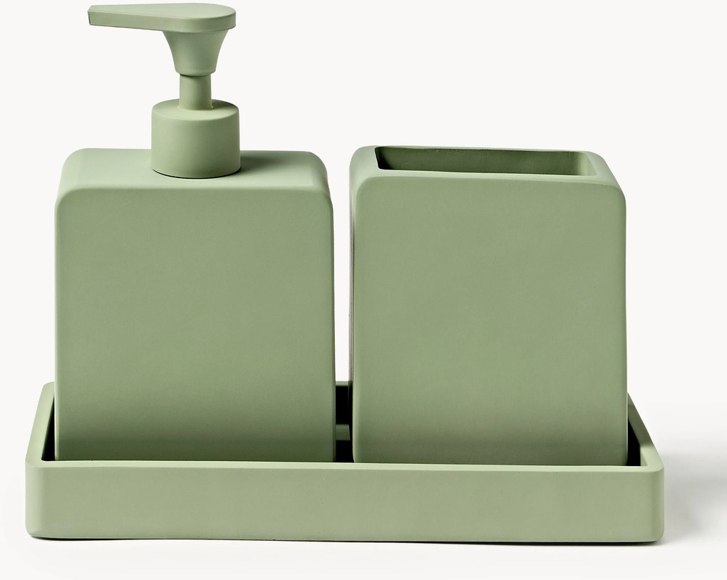 Set di 3 accessori da bagno Loa