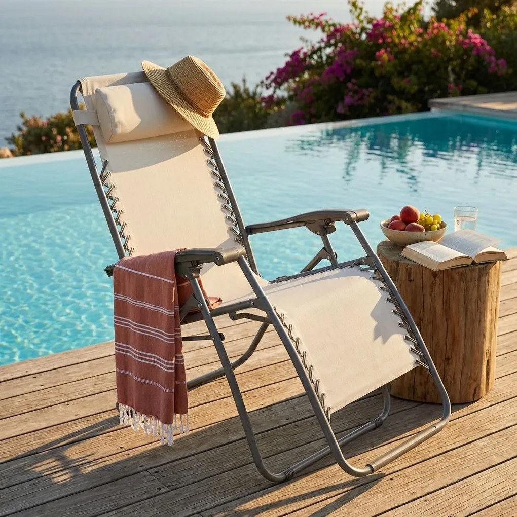 DIVES - sdraio mare prendisole pieghevole