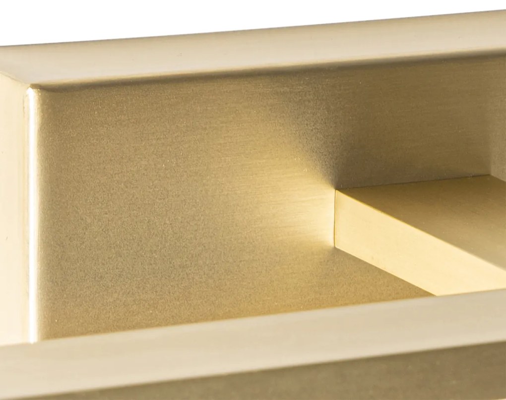 Lampada da parete in ottone 41,5 cm con LED IP44 - Jerre