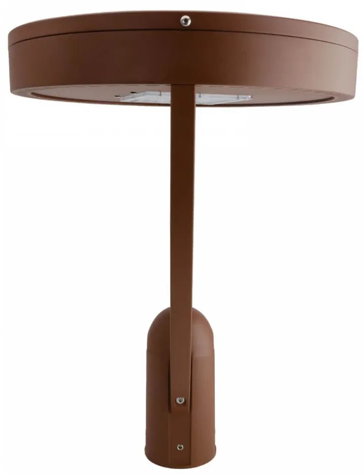 Lampione Stradale LED 65W, Corten, 150lm/W, Dimmerabile 1-10V, Programmabile - PHILIPS Xitanium Colore  Bianco Caldo 2.700K