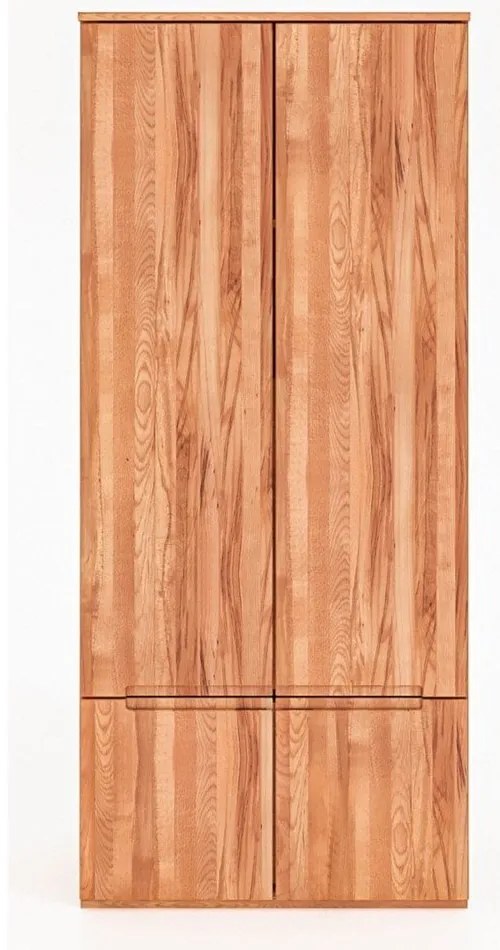 Armadio in legno di faggio 90x206 cm Vento 2 - The Beds