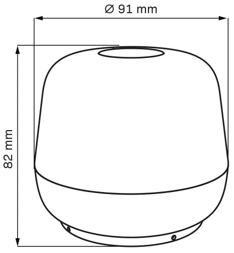 Lampada da tavolo LED dimmerabile SAMBA LED/1,2W/5V USB 1200 mAh IP44 verde