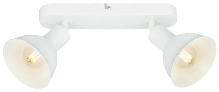 Briloner 2674-026 - Faretto RETRO 2xE14/25W/230V bianco