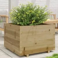 Fioriera da Giardino 70x70x49,5 cm in Legno di Pino Impregnato 847367