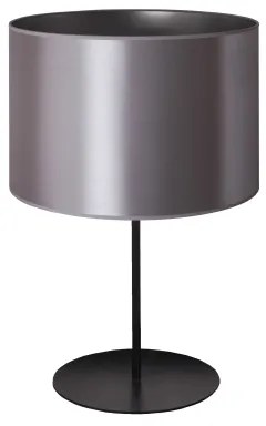 Duolla - Lampada da tavolo CANNES 1xE14/15W/230V diametro 20 cm argento/nero