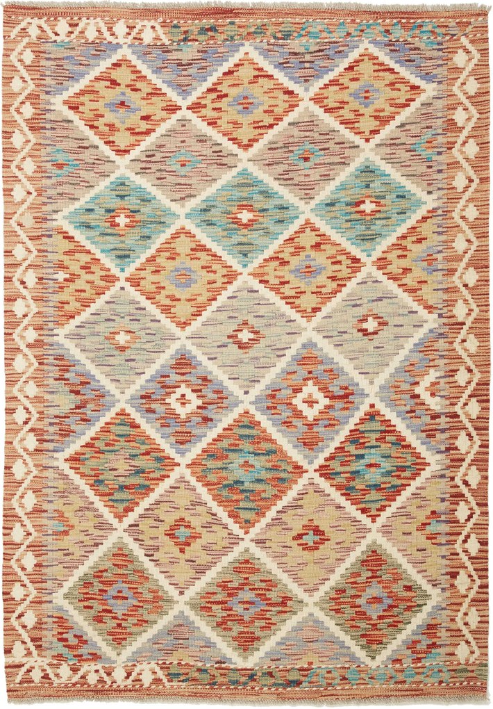 Kilim Tappeto 160x120 (Pakistan) Tessuto A Mano